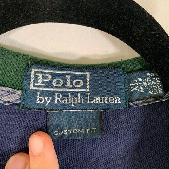 Polo Ralph Lauren Shirt Men's XL Blue Big Pony Short Sleeve COllared 100% Cotton - Picture 2 of 7
